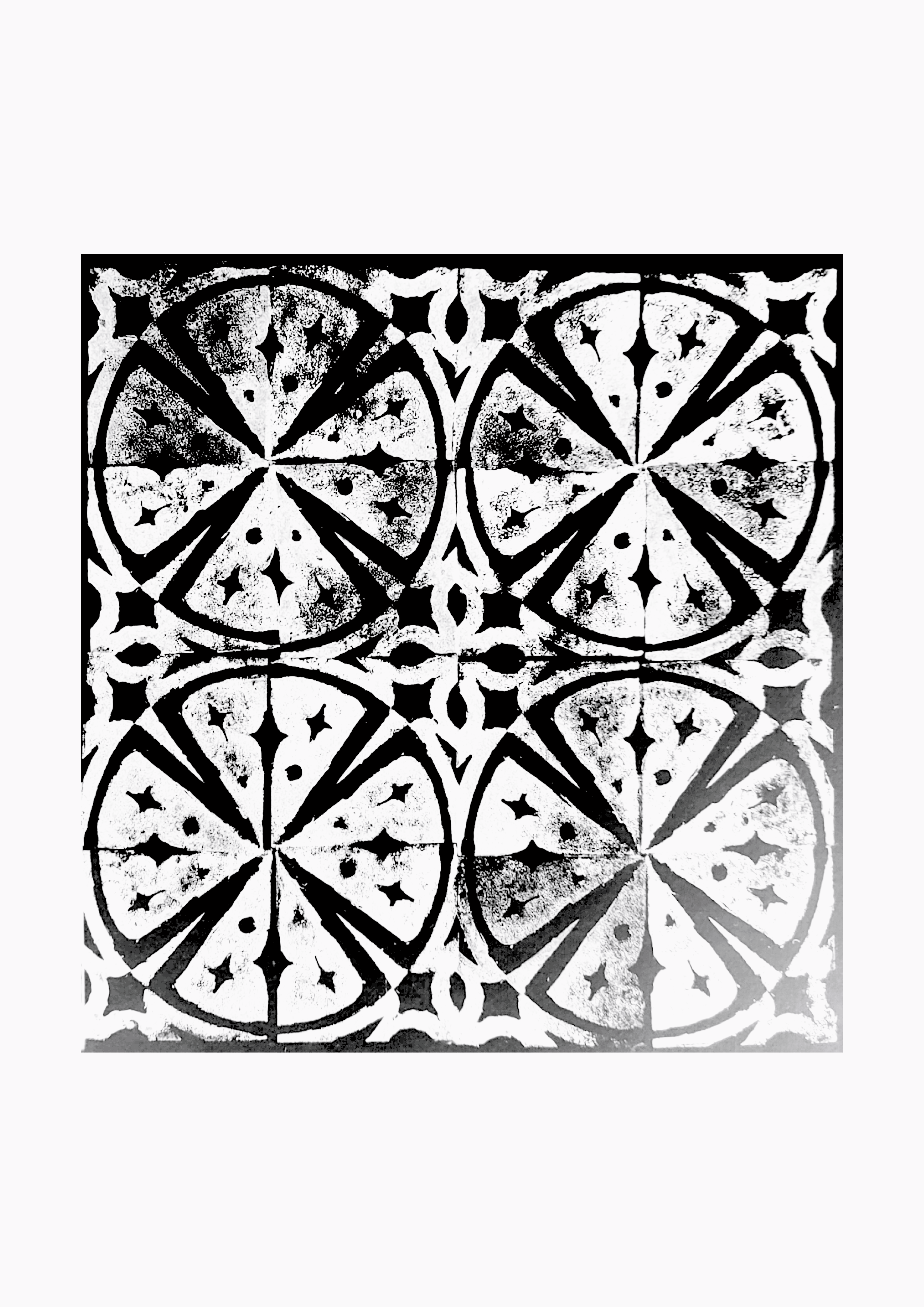 scan du motif imprimé